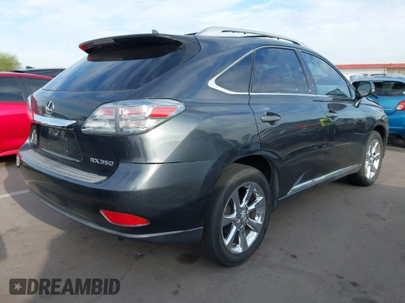 2011 Lexus RX 350 with VIN JTJZK1BA0B2003627, listed as a IAAI auction lot 41884963 with 212,313 mi miles and . Bid and sale history available at DreamBid. Image 4.