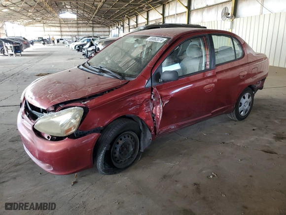 2003 Toyota ECHO with VIN JTDBT123635036098, listed as a Copart auction lot 69862074 with 237,286 mi miles and Salvage Title. Bid and sale history available at carsss.com. Image 1.