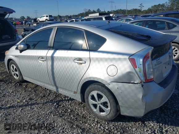 2013 Toyota Prius One with VIN JTDKN3DU1D5597127, listed as a IAAI auction lot 41455106 with 255,247 mi miles. Bid and sale history available at carsss.com. Image 14.