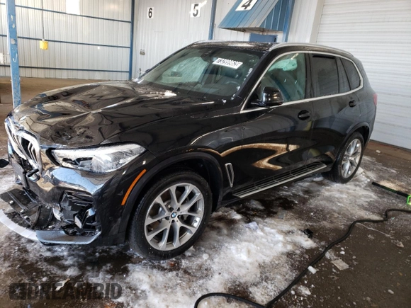 2023 BMW X5 xDrive40i with VIN 5UXCR6C01P9N74578, listed as a Copart auction lot 73299962 with 0 mi miles. Bid and sale history available at carsss.com. Image 1.
