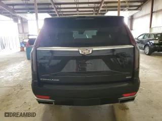 2022 Cadillac Escalade Premium Luxury Platinum with VIN 1GYS4DKLXNR273696, listed as a Copart auction lot 78257254 with 25,274 mi miles and Salvage Title. Bid and sale history available at carsss.com. Image 6.