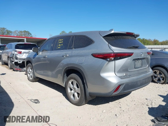 2021 Toyota Highlander L with VIN 5TDZZRAH9MS533683, listed as a IAAI auction lot 41788553 with 31,564 mi miles and . Bid and sale history available at DreamBid. Image 3.