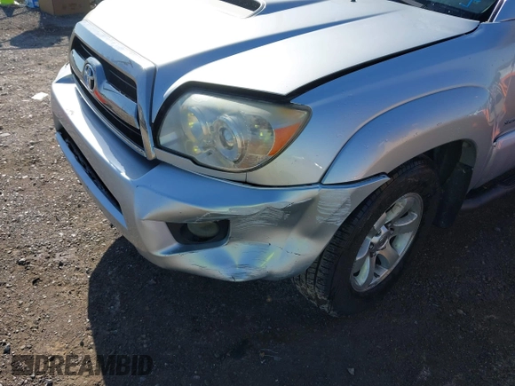 2007 Toyota 4Runner SR5 with VIN JTEZU14R870097383, listed as a IAAI auction lot 42036194 with 337,589 mi miles. Bid and sale history available at carsss.com. Image 6.