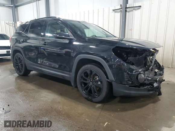 2020 GMC Terrain SLT with VIN 3GKALVEVXLL343813, listed as a Copart auction lot 86505594 with 71,837 mi miles and Salvage Title. Bid and sale history available at carsss.com. Image 4.