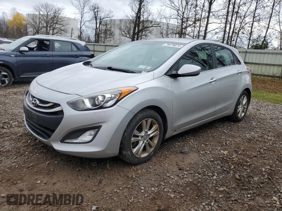 2013 Hyundai Elantra GT with VIN KMHD35LEXDU061377, listed as a Copart auction lot 79476674 with 123,503 mi miles and Salvage Title. Bid and sale history available at carsss.com. Image 1.
