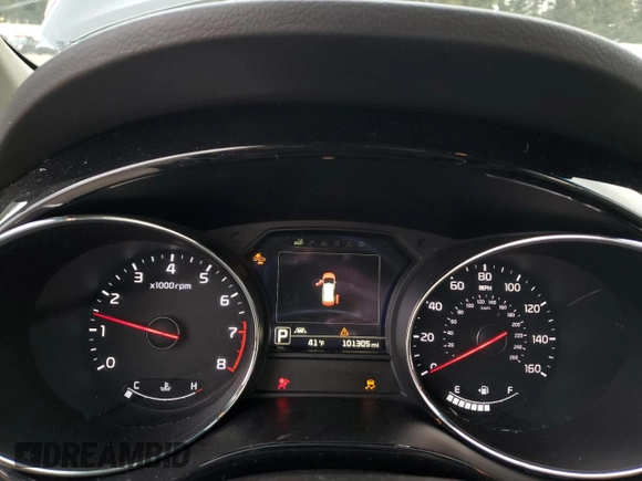 2018 Kia Sedona EX with VIN KNDMC5C13J6390021, listed as a Copart auction lot 43594355 with 101,305 mi miles and Salvage Title. Bid and sale history available at carsss.com. Image 9.