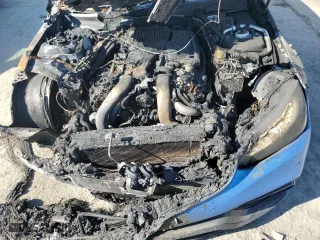 2016 Mercedes-Benz E-Class AMG E 63 S with VIN WDDHF7GB1GB285832, listed as a Copart auction lot 77434494 with 0 mi miles and Salvage Title. Bid and sale history available at carsss.com. Image 11.