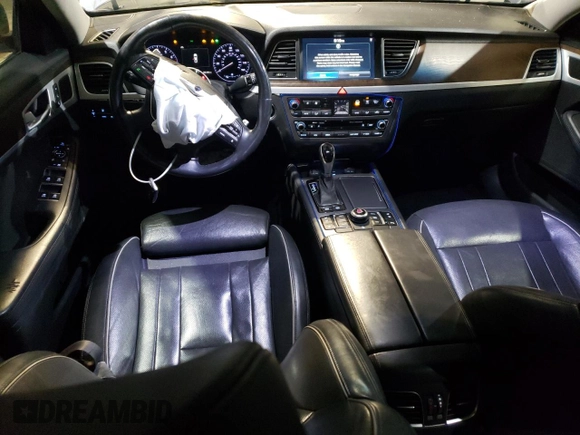 2015 Hyundai Genesis 3.8L z VIN KMHGN4JE0FU022983, wystawiony jako Copart lot #86591924 z przebiegiem 155 164 mil mil oraz Nie do naprawy • Non repairable. Historia ofert i sprzedaży dostępna na DreamBid. Obrazek 8.