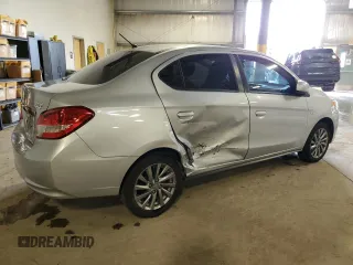 2019 Mitsubishi Mirage G4 ES with VIN ML32F3FJ3KHF16484, listed as a Copart auction lot 59752864 with 90,614 mi miles and Salvage Title. Bid and sale history available at carsss.com. Image 3.