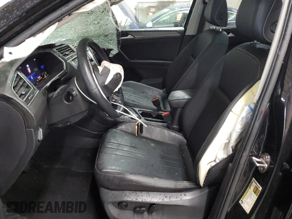 2023 Volkswagen Tiguan SE with VIN 3VVMB7AX3PM021515, listed as a Copart auction lot 57981775 with 23,885 mi miles and Salvage title. Bid and sale history available at DreamBid. Image 7.