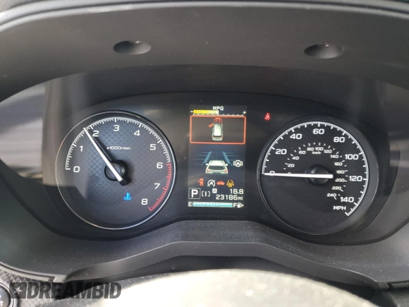 2022 Subaru Forester with VIN JF2SKACC9NH511019, listed as a Copart auction lot 43427085 with 23,186 mi miles and Salvage title. Bid and sale history available at DreamBid. Image 9.