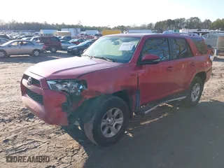 2018 Toyota 4Runner SR5 with VIN JTEBU5JR7J5509607, listed as a IAAI auction lot 41441253 with 117,028 mi miles. Bid and sale history available at carsss.com. Image 17.