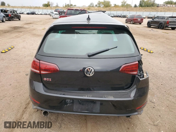 2021 Volkswagen Golf GTI S with VIN 3VW6T7AU7MM006194, listed as a Copart auction lot 78307374 with 0 mi miles and Salvage Title. Bid and sale history available at carsss.com. Image 6.