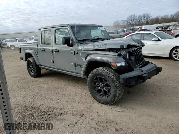 2023 Jeep Gladiator Willys z VIN 1C6HJTAG0PL507803, wystawiony jako Copart lot #48526875 z przebiegiem 51 811 mil mil oraz Czysty tytuł • Clean title. Historia ofert i sprzedaży dostępna na DreamBid. Obrazek 11.