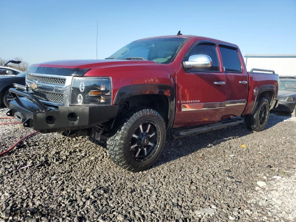 2007 Chevrolet Silverado 1500 LTZ with VIN 3GCEK13M67G511626, listed as a Copart auction lot 46937475 with 371,685 mi miles and Salvage Title. Bid and sale history available at carsss.com. Image 1.