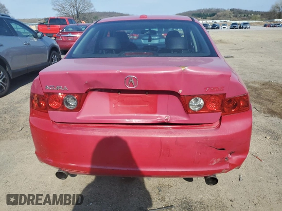 2007 Acura TSX with VIN JH4CL96877C002857, listed as a Copart auction lot 46138935 with 153,447 mi miles and Non Repairable. Bid and sale history available at carsss.com. Image 6.