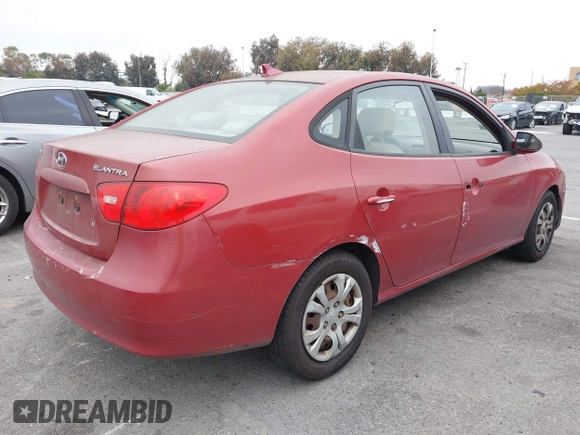 2009 Hyundai Elantra SE with VIN KMHDU46D19U751813, listed as a IAAI auction lot 42161925 with 158,288 mi miles and . Bid and sale history available at DreamBid. Image 4.