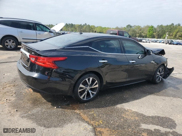 2017 Nissan Maxima SR with VIN 1N4AA6AP8HC377935, listed as a Copart auction lot 50318985 with 154,289 mi miles and Non Repairable. Bid and sale history available at carsss.com. Image 3.