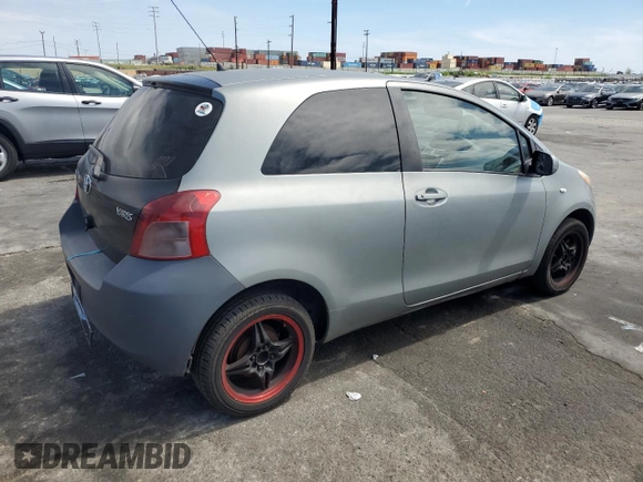 2007 Toyota Yaris with VIN JTDJT923475036181, listed as a Copart auction lot 50950065 with 134,440 mi miles and Salvage Title. Bid and sale history available at carsss.com. Image 3.