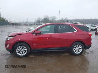 2019 Chevrolet Equinox LT z VIN 3GNAXUEVXKS548201, wystawiony jako IAAI lot #41715202 z przebiegiem 81 323 mil mil oraz . Historia ofert i sprzedaży dostępna na DreamBid. Obrazek 14.