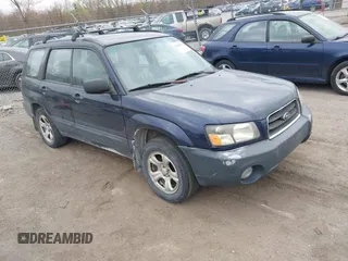 2003 Subaru Forester XS with VIN JF1SG65643H747424, listed as a IAAI auction lot 42038844 with 204,147 mi miles and . Bid and sale history available at DreamBid. Image 1.