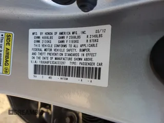 2012 Acura TL Tech Auto with VIN 19UUA8F53CA033297, listed as a Copart auction lot 44336125 with 129,047 mi miles and Clean Title. Bid and sale history available at carsss.com. Image 12.