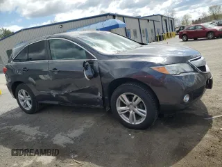 2013 Acura RDX with VIN 5J8TB4H35DL002491, listed as a Copart auction lot 53522525 with 96,771 mi miles and Salvage Title. Bid and sale history available at carsss.com. Image 4.