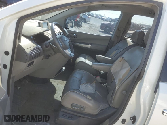 2008 Nissan Quest with VIN 5N1BV28U88N105280, listed as a Copart auction lot 75277664 with 168,724 mi miles and Salvage Title. Bid and sale history available at carsss.com. Image 7.
