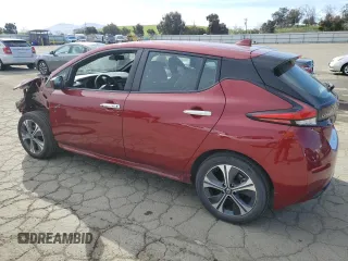 2020 Nissan LEAF SV Plus with VIN 1N4BZ1CPXLC306404, listed as a Copart auction lot 49684355 with 39,632 mi miles and Salvage Title. Bid and sale history available at DreamBid. Image 2.