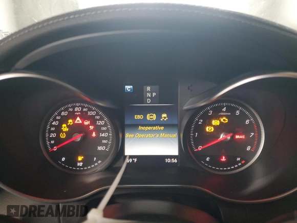2019 Mercedes-Benz GLC 300 with VIN WDC0J4KBXKF600277, listed as a Copart auction lot 53804055 with 99,999 mi miles and Clean Title. Bid and sale history available at DreamBid. Image 9.