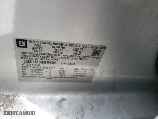 2014 Chevrolet Silverado 1500 LTZ with VIN 3GCUKSEC0EG453855, listed as a Copart auction lot 46434885 with 0 mi miles and Salvage Title. Bid and sale history available at carsss.com. Image 14.