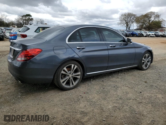 2015 Mercedes-Benz C 300 with VIN 55SWF4JB7FU072936, listed as a Copart auction lot 49682475 with 122,269 mi miles and Salvage Title. Bid and sale history available at carsss.com. Image 3.