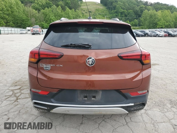 2020 Buick Encore GX Select with VIN KL4MMESLXLB088844, listed as a Copart auction lot 55501914 with 25,917 mi miles and Salvage title. Bid and sale history available at DreamBid. Image 6.