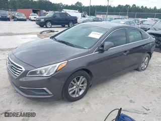 2017 Hyundai Sonata SE with VIN 5NPE24AF8HH496657, listed as a IAAI auction lot 40487682 with 155,556 mi miles. Bid and sale history available at carsss.com. Image 2.