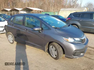 2019 Honda Fit LX with VIN 3HGGK5H43KM706622, listed as a IAAI auction lot 41840886 with 37,962 mi miles. Bid and sale history available at carsss.com. Image 1.