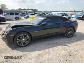 2014 Chevrolet Camaro LT with VIN 2G1FC3D39E9211470, listed as a Copart auction lot 52135885 with 104,972 mi miles and Salvage title. Bid and sale history available at DreamBid. Image 1.