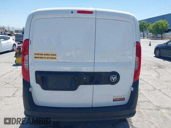2020 Ram ProMaster City Cargo Tradesman with VIN ZFBHRFAB8L6P39648, listed as a IAAI auction lot 42184302 with 109,563 mi miles and . Bid and sale history available at DreamBid. Image 16.