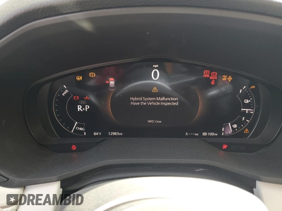 2024 Mazda CX-90 Premium Plus with VIN JM3KKEHA3R1123450, listed as a Copart auction lot 71488854 with 12,983 mi miles and Salvage title. Bid and sale history available at DreamBid. Image 9.
