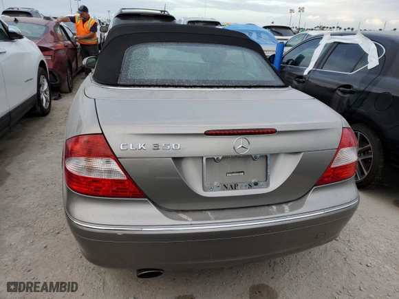 2007 Mercedes-Benz CLK-Class 3.5L with VIN WDBTK56F17T082814, listed as a Copart auction lot 74519944 with 0 mi miles and Clean Title. Bid and sale history available at carsss.com. Image 6.