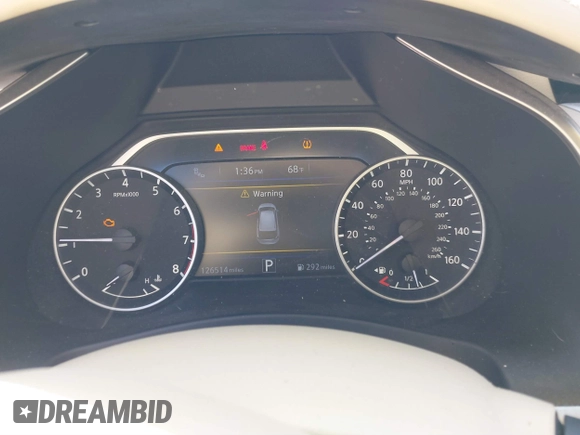 2015 Nissan Murano SL with VIN 5N1AZ2MHXFN206455, listed as a IAAI auction lot 41761533 with 126,514 mi miles and . Bid and sale history available at DreamBid. Image 7.
