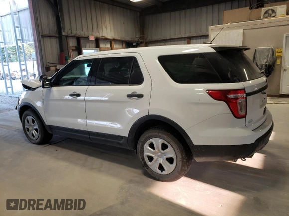 2015 Ford Utility Police Interceptor with VIN 1FM5K8AR3FGA78635, listed as a Copart auction lot 71081524 with 155,655 mi miles and Salvage Title. Bid and sale history available at carsss.com. Image 2.