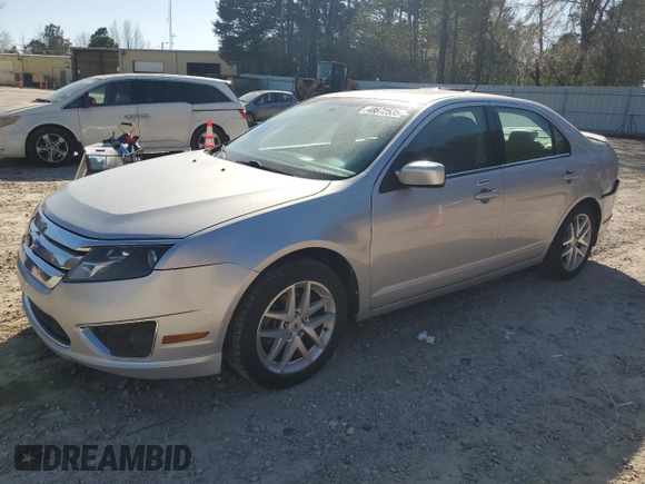 2010 Ford Fusion SEL with VIN 3FAHP0JG6AR333076, listed as a Copart auction lot 48672535 with 314,113 mi miles and Salvage Title. Bid and sale history available at carsss.com. Image 1.