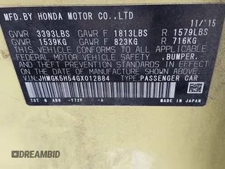 2016 Honda Fit LX с VIN JHMGK5H54GX012884, выставлен на аукционе IAAI как лот 42409748 с пробегом 86 618 миль миль и . История ставок и продаж доступна на DreamBid. Изображение 9.