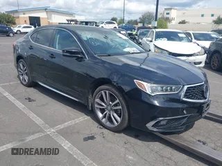 2019 Acura TLX w/Advance Pkg with VIN 19UUB3F85KA005610, listed as a IAAI auction lot 41700878 with 66,254 mi miles. Bid and sale history available at carsss.com. Image 1.