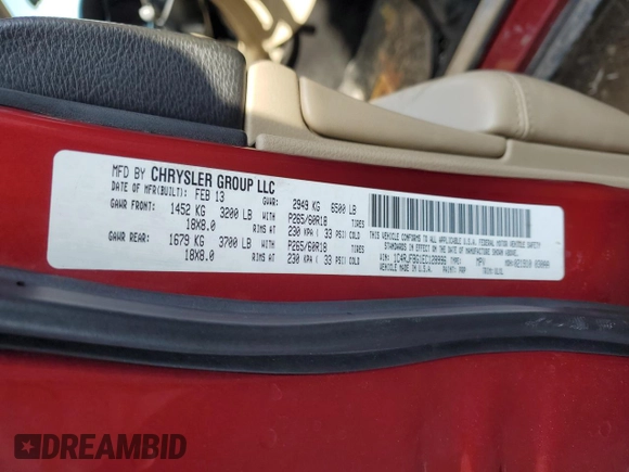2014 Jeep Grand Cherokee Limited with VIN 1C4RJFBG1EC128996, listed as a Copart auction lot 46036785 with 123,884 mi miles and Salvage Title. Bid and sale history available at carsss.com. Image 13.