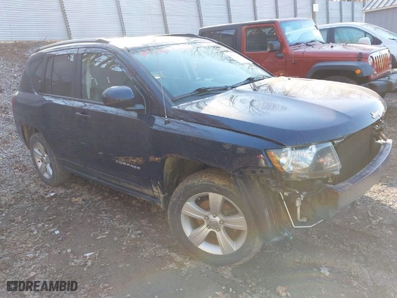 2016 Jeep Compass High Altitude Edition with VIN 1C4NJDEB1GD663181, listed as a IAAI auction lot 41757428 with 67,706 mi miles. Bid and sale history available at carsss.com. Image 1.