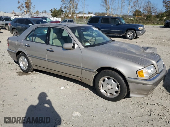 1998 Mercedes-Benz C 230/260/280/320 with VIN WDBHA23G8WA620777, listed as a Copart auction lot 77751154 with 144,032 mi miles and Salvage Title. Bid and sale history available at carsss.com. Image 4.
