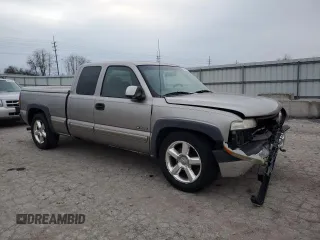 2000 Chevrolet Silverado 1500 LS with VIN 2GCEC19V4Y1199278, listed as a Copart auction lot 86359814 with 0 mi miles and Salvage Title. Bid and sale history available at carsss.com. Image 4.