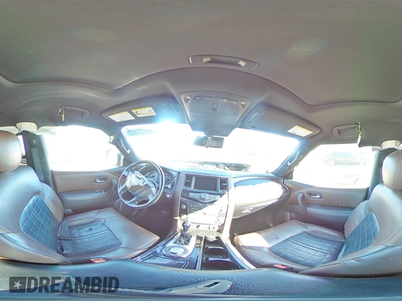 2019 Nissan Armada Platinum with VIN JN8AY2NF1K9351184, listed as a Copart auction lot 49127185 with 120,076 mi miles and Salvage Title. Bid and sale history available at carsss.com. Image 14.