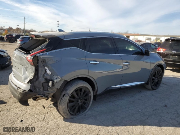 2023 Nissan Murano Platinum with VIN 5N1AZ2DS2PC107556, listed as a Copart auction lot 82420274 with 38,702 mi miles and Salvage Title. Bid and sale history available at carsss.com. Image 3.
